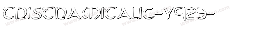 TristramItalic-y923字体转换