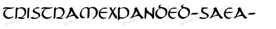 TristramExpanded-5AEa字体转换