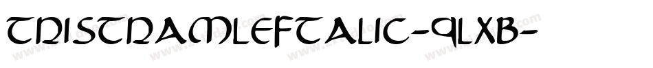 TristramLeftalic-9lxB字体转换