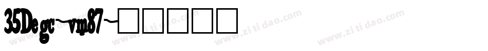 35Degc-vm87字体转换