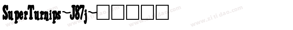 SuperTurnips-J87j字体转换