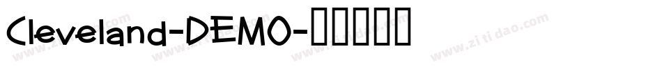 Cleveland-DEMO字体转换