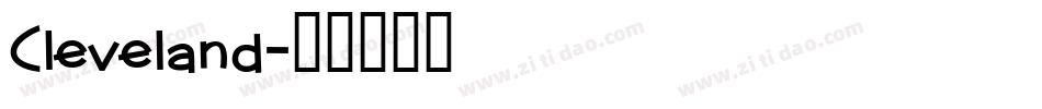 Cleveland字体转换