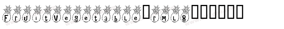 FruitVegetable-rml8字体转换