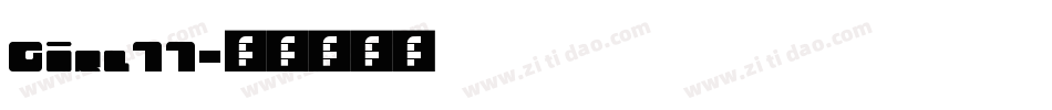 Girl77字体转换
