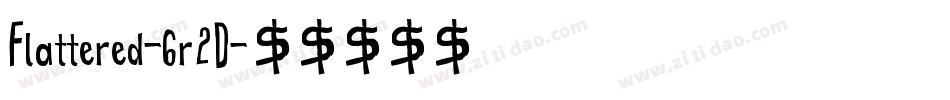 Flattered-6r2D字体转换