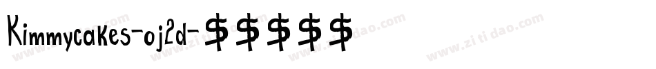 Kimmycakes-oj2d字体转换