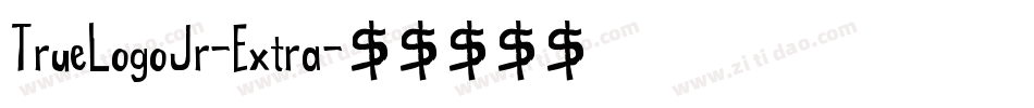 TrueLogoJr-Extra字体转换