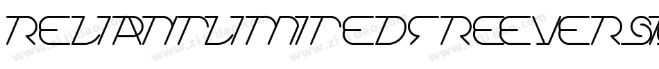 ReliantLimitedFreeVersion-D6M1字体转换 ReliantLimitedFreeVersion-D6M1字体转换