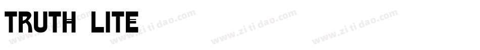 Truth-Lite字体转换