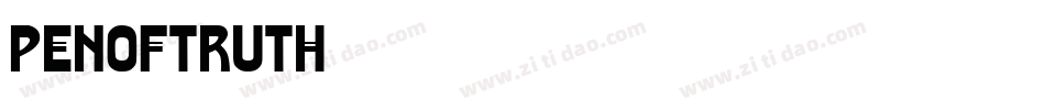 penoftruth字体转换