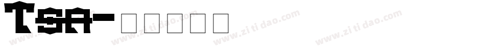 Tsa字体转换