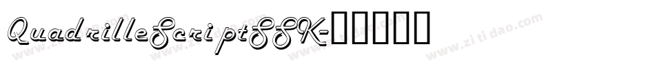 QuadrilleScriptSSK字体转换