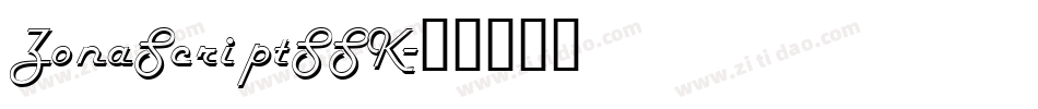 ZonaScriptSSK字体转换