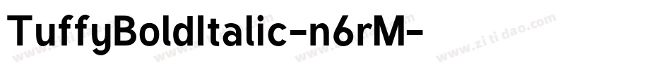 TuffyBoldItalic-n6rM字体转换