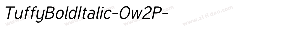 TuffyBoldItalic-Ow2P字体转换