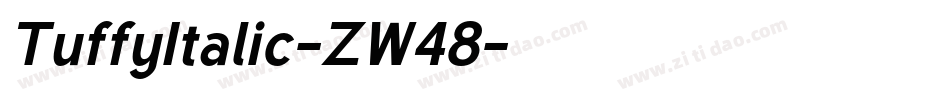 TuffyItalic-ZW48字体转换