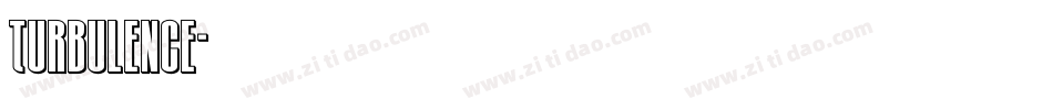 Turbulence字体转换
