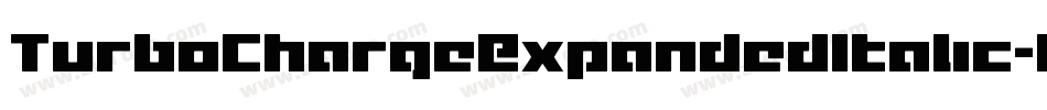 TurboChargeExpandedItalic-lvP0字体转换
