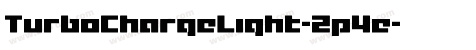 TurboChargeLight-2p4e字体转换