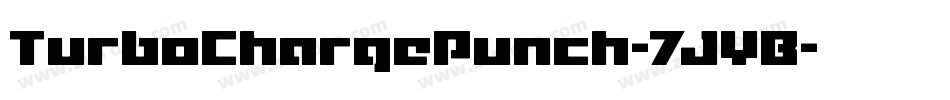 TurboChargePunch-7JYB字体转换