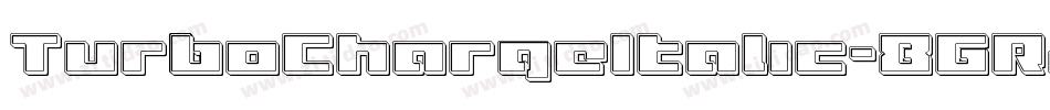 TurboChargeItalic-8GRJ字体转换