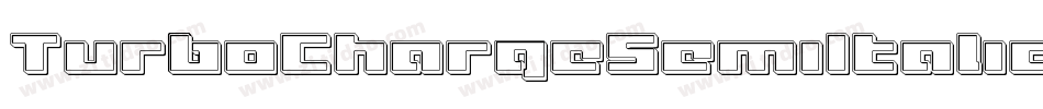 TurboChargeSemiItalic-dR3x字体转换