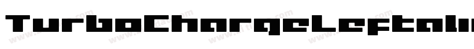 TurboChargeLeftalic-KLOl字体转换