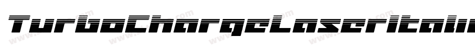 TurboChargeLaserItalic-MgOn字体转换