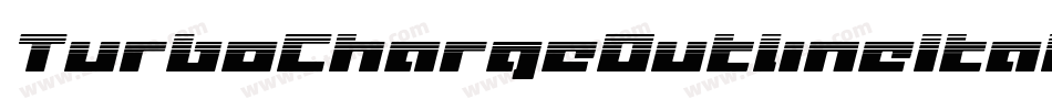 TurboChargeOutlineItalic-YpA4字体转换
