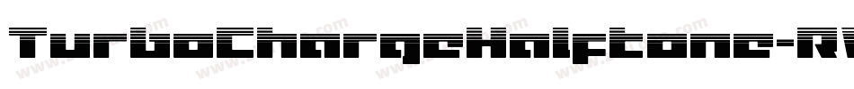 TurboChargeHalftone-RWA6字体转换