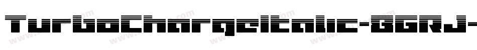 TurboChargeItalic-8GRJ字体转换