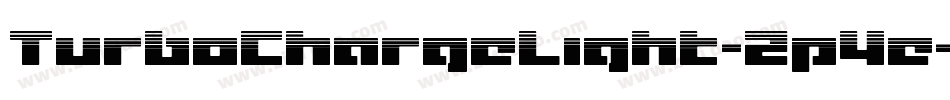 TurboChargeLight-2p4e字体转换