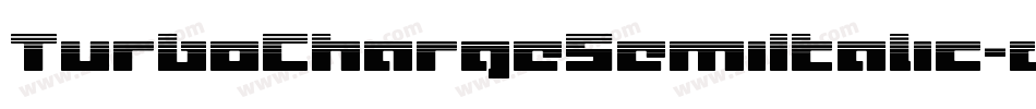 TurboChargeSemiItalic-dR3x字体转换
