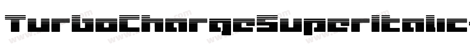 TurboChargeSuperItalic-P0rZ字体转换