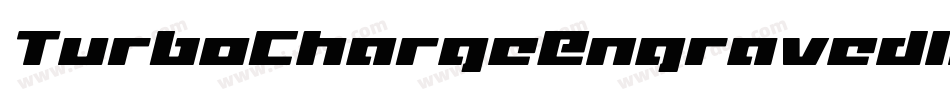TurboChargeEngravedItalic-yW0e字体转换