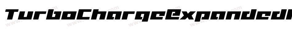 TurboChargeExpandedItalic-lvP0字体转换