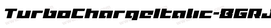 TurboChargeItalic-8GRJ字体转换