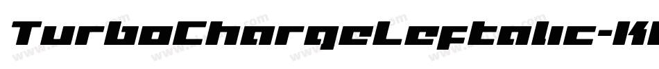 TurboChargeLeftalic-KLOl字体转换