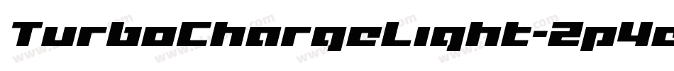 TurboChargeLight-2p4e字体转换