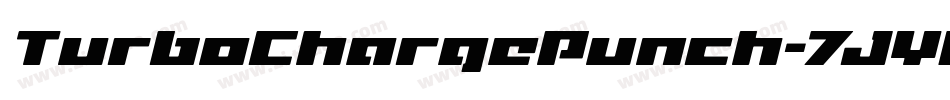 TurboChargePunch-7JYB字体转换