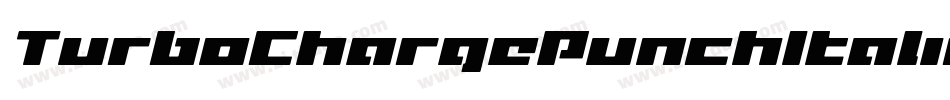 TurboChargePunchItalic-mwo2字体转换