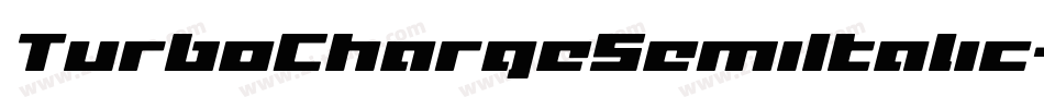 TurboChargeSemiItalic-dR3x字体转换