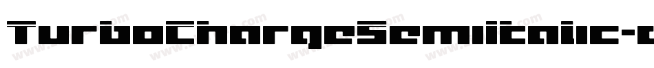 TurboChargeSemiItalic-dR3x字体转换