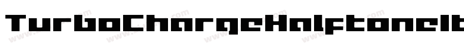 TurboChargeHalftoneItalic-BMq8字体转换