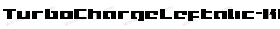 TurboChargeLeftalic-KLOl字体转换