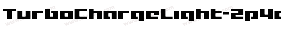 TurboChargeLight-2p4e字体转换