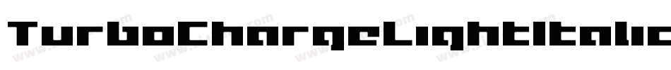 TurboChargeLightItalic-v9Z4字体转换 TurboChargeLightItalic-v9Z4字体转换
