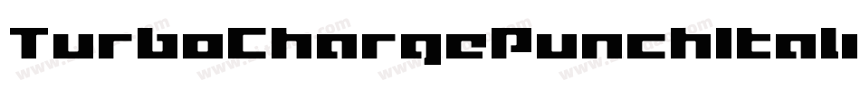 TurboChargePunchItalic-mwo2字体转换