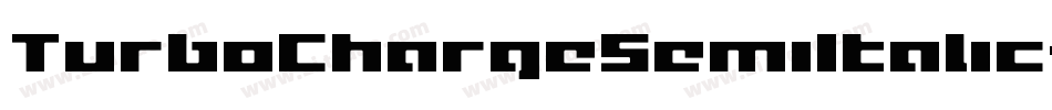 TurboChargeSemiItalic-dR3x字体转换